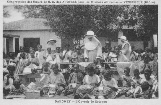 RDahomey Cotonou Mission Sewing Classes C1925